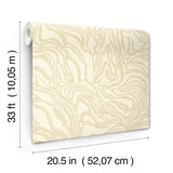 Massar Gold by A-Street Prints Modern Marbled Wallpaper – A-Street Prints 4177-27705