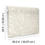 Massar Taupe by A-Street Prints Modern Marbled Wallpaper- A-Street Prints 4177-27706
