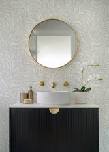 Massar Silver by A-Street Prints Modern Marbled Wallpaper – A-Street Prints 4177-27708