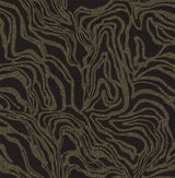 A-Street Prints Massar Black Modern Marbled Wallpaper