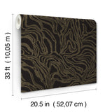 Massar Black by A-Street Prints Modern Marbled Wallpaper – A-Street Prints 4177-27709