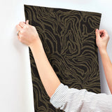 Massar Black by A-Street Prints Modern Marbled Wallpaper – A-Street Prints 4177-27709