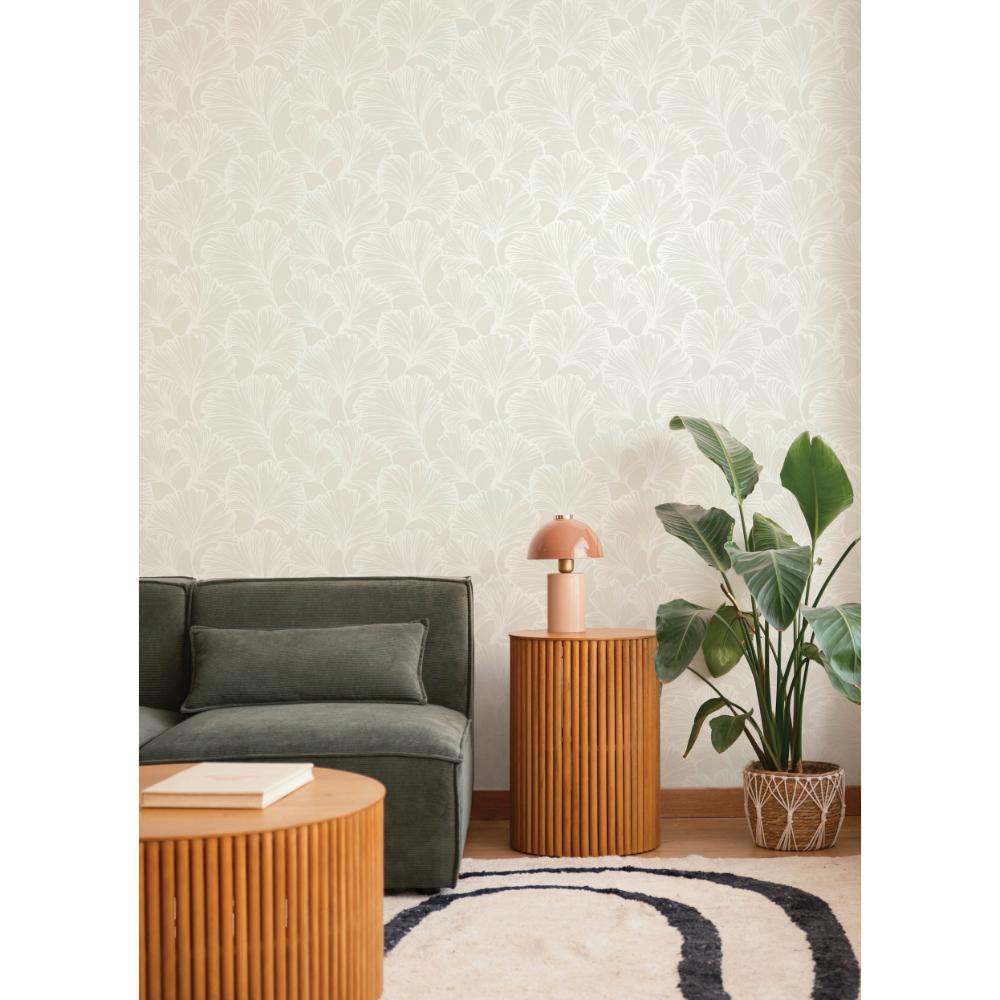 Kyoto Dove by A-Street Prints Ginkgo Leaf Wallpaper- A-Street Prints 4177-27710