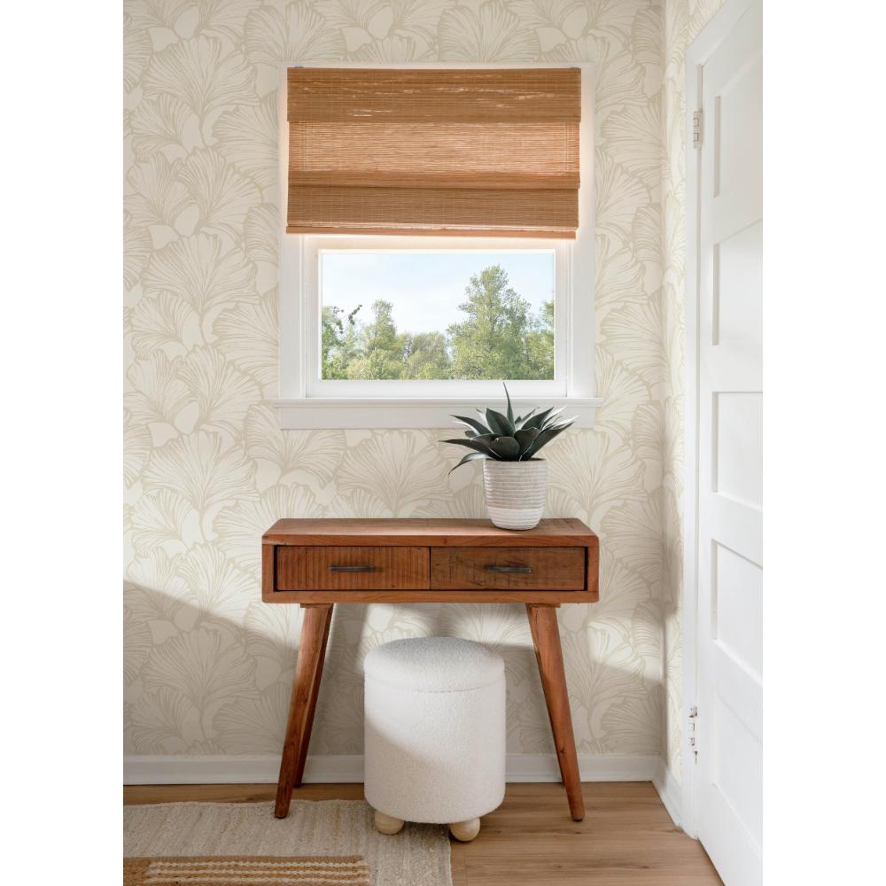 Kyoto Pearl by A-Street Prints Ginkgo Leaf Wallpaper- A-Street Prints 4177-27711