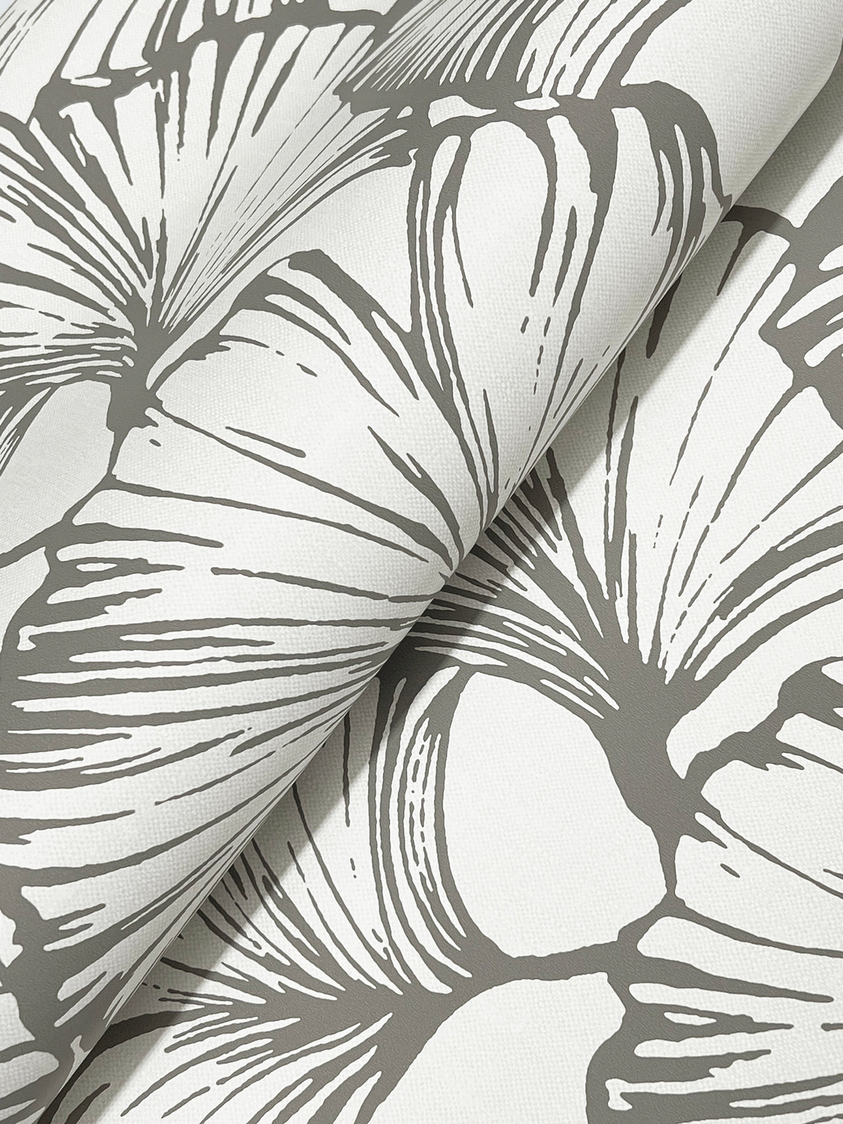 Kyoto Charcoal by A-Street Prints Ginkgo Leaf Wallpaper – A-Street Prints 4177-27713