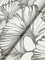 Kyoto Charcoal by A-Street Prints Ginkgo Leaf Wallpaper – A-Street Prints 4177-27713