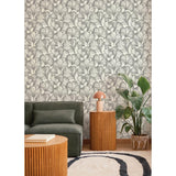 Kyoto Charcoal by A-Street Prints Ginkgo Leaf Wallpaper – A-Street Prints 4177-27713