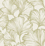 Kyoto Moss Ginkgo Leaf Wallpaper by A-Street Prints pattern detail