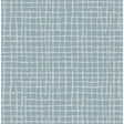 Albin Sky Blue Gridline Wallpaper by A-Street Prints roll and room view