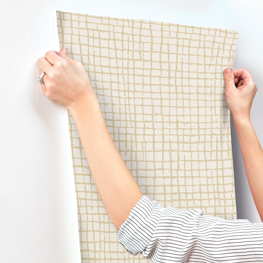 Albin Pearl by A-Street Prints Gridline Wallpaper – A-Street Prints 4177-27717