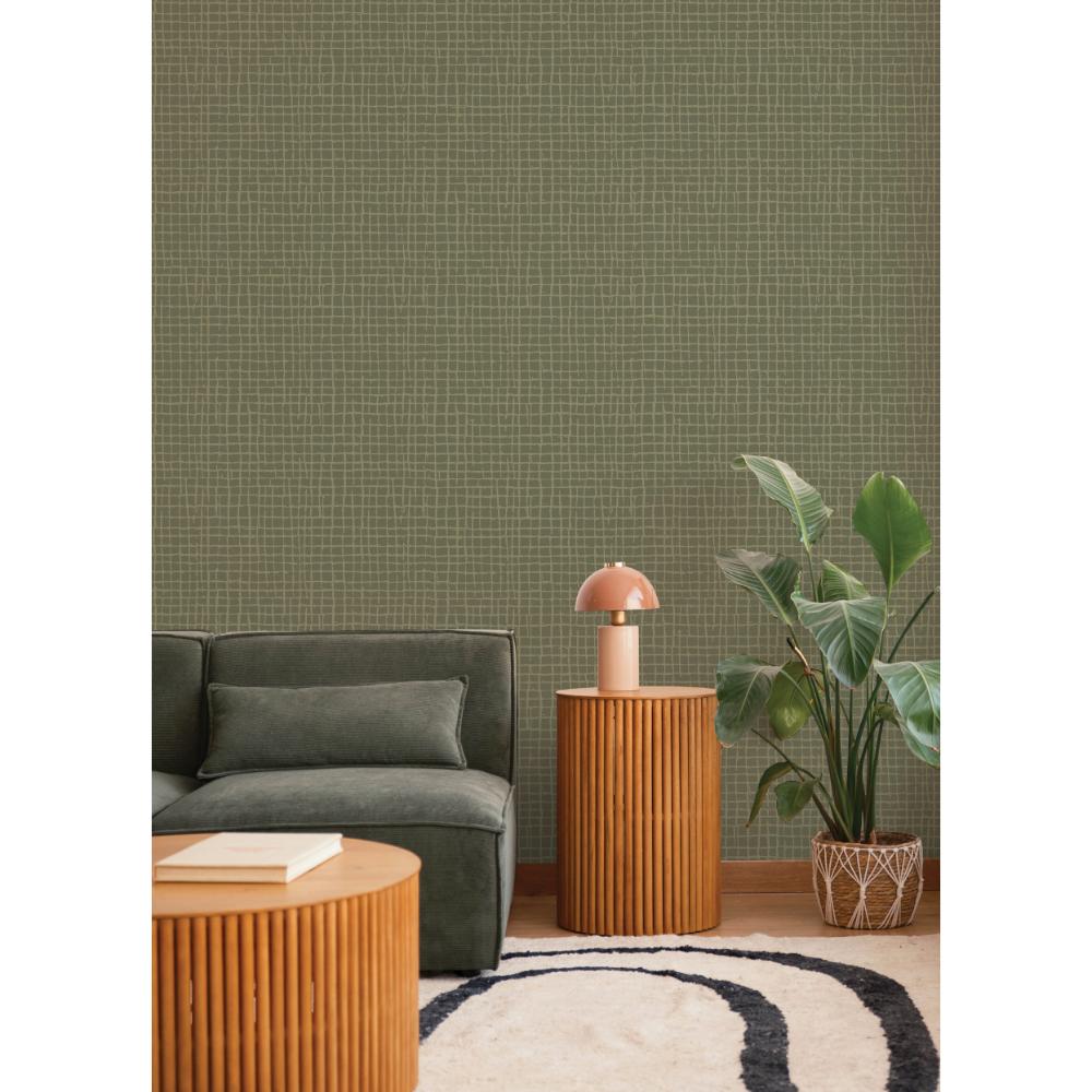 Albin Moss by A-Street Prints Gridline Wallpaper – A-Street Prints 4177-27718