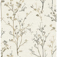 Silverling Neutral Budding Branches Wallpaper by A-Street Prints