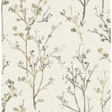 Silverling Neutral Budding Branches Wallpaper by A-Street Prints