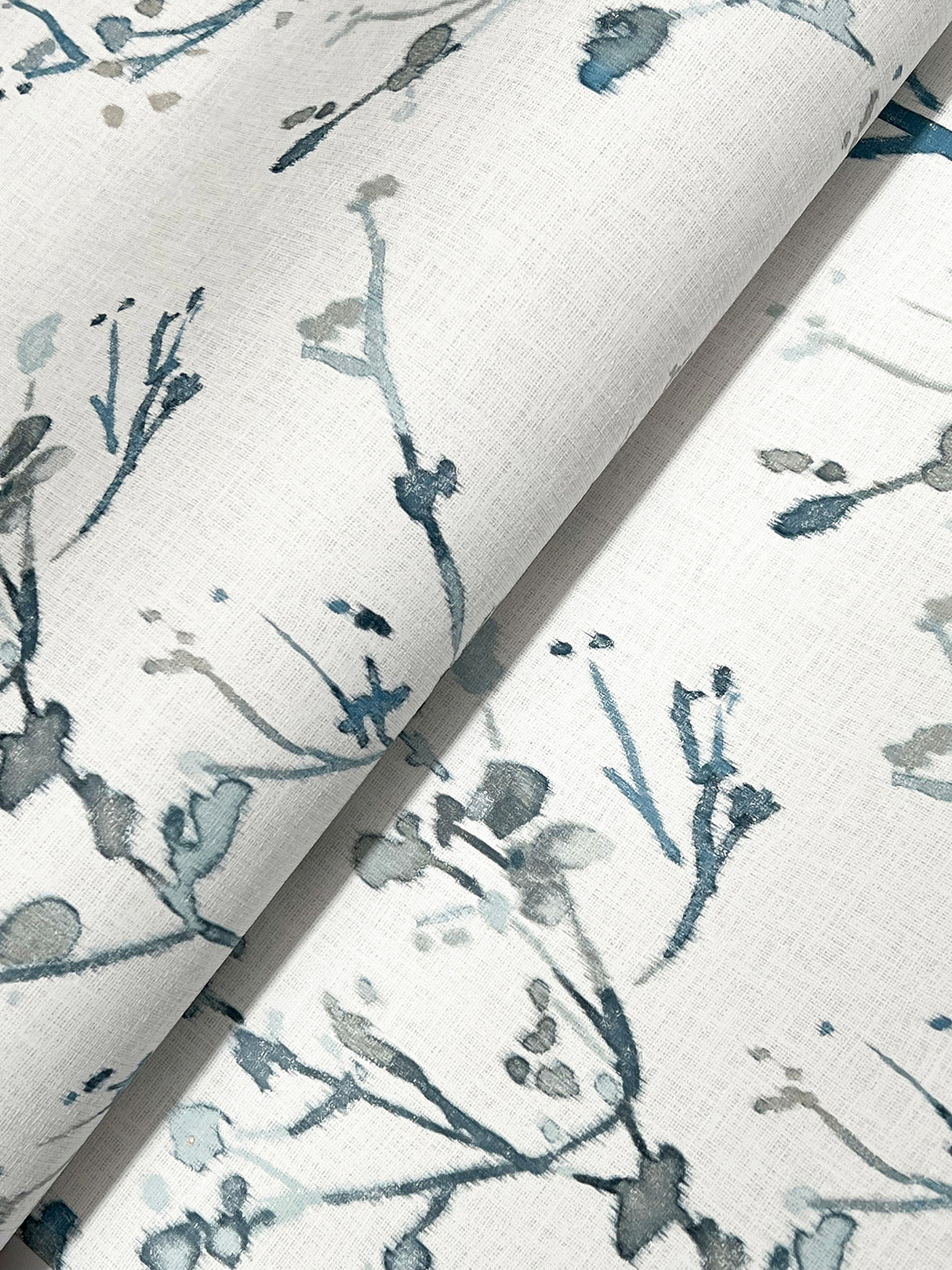 Silverling Blue by A-Street Prints Budding Branches Wallpaper – A-Street Prints 4177-27721