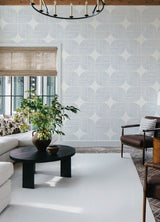 Savoye Dark Blue by A-Street Prints Spiral Arches Wallpaper – A-Street Prints 4177-27723