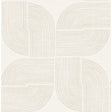 Savoye Brown Spiral Arches Wallpaper by A-Street Prints pattern detail
