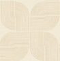 A-Street Prints Savoye Wheat Spiral Arches Wallpaper roll and pattern