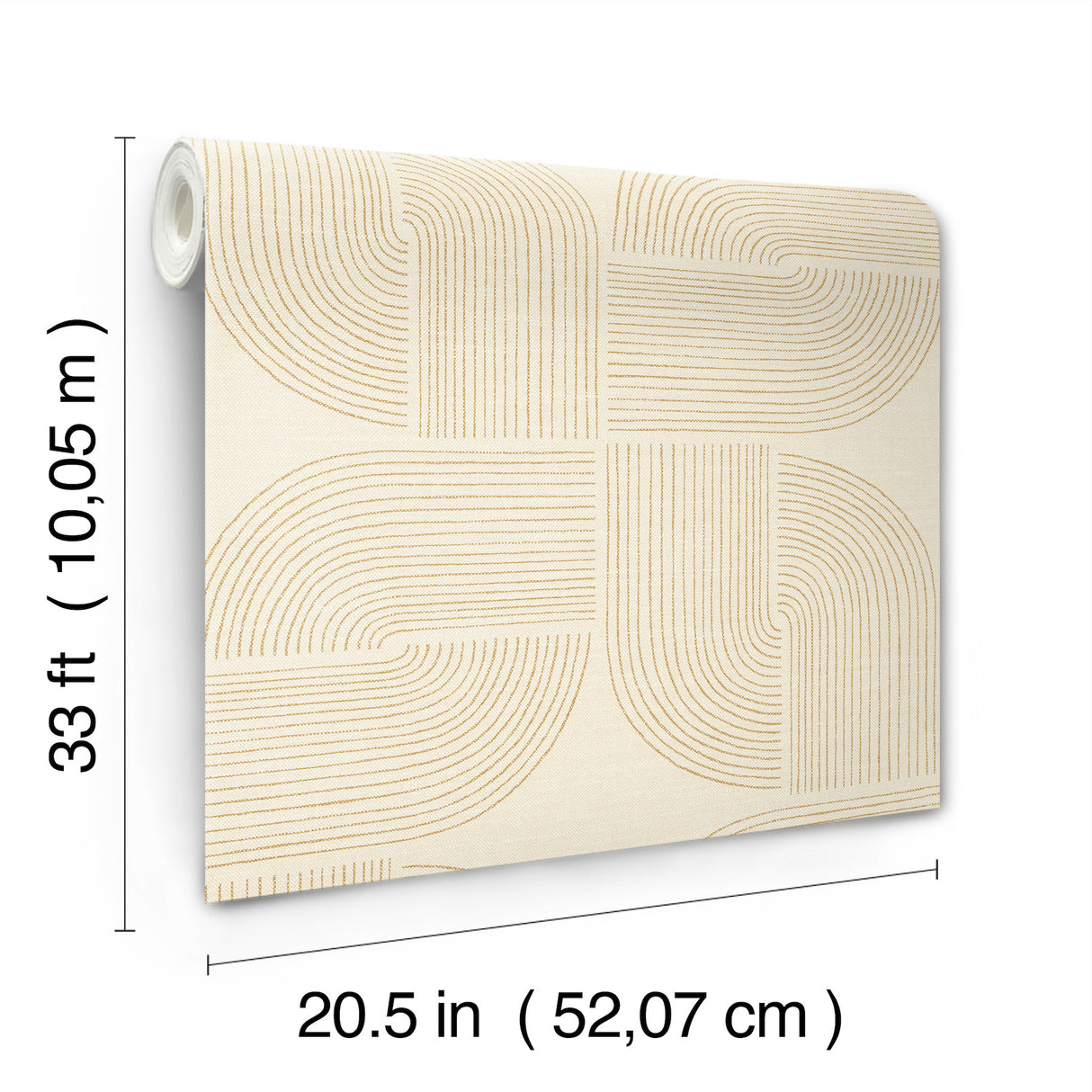 Savoye Wheat by A-Street Prints Spiral Arches Wallpaper- A-Street Prints 4177-27726