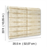 Modulus Wheat by A-Street Prints Geometric Stripe Wallpaper- A-Street Prints 4177-27730
