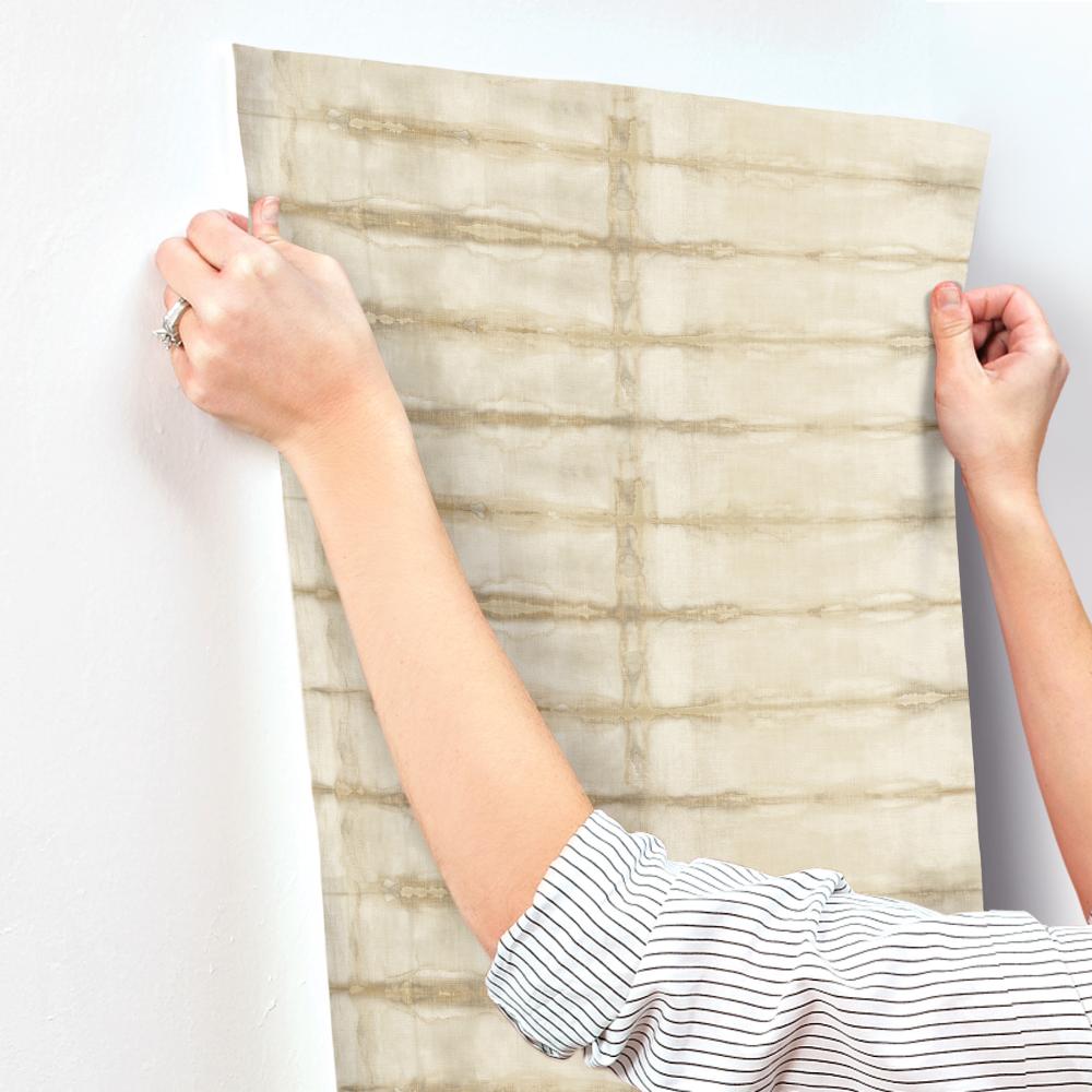 Modulus Wheat by A-Street Prints Geometric Stripe Wallpaper- A-Street Prints 4177-27730