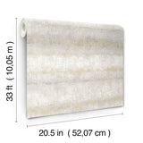 Morningtide Grey by A-Street Prints Textured Stripe Wallpaper- A-Street Prints 4177-27731