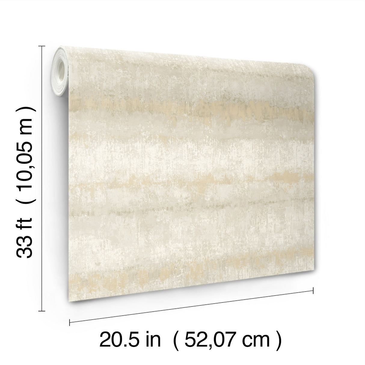 Morningtide Neutral by A-Street Prints Textured Stripe Wallpaper- A-Street Prints 4177-27734