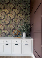 Alocasia Burgundy by A-Street Prints Tropical Foliage Wallpaper – A-Street Prints 4177-27738