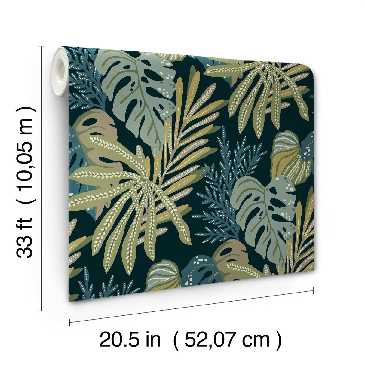 Alocasia Green by A-Street Prints Tropical Foliage Wallpaper- A-Street Prints 4177-27739