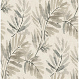 Serenade Grey Ferns Wallpaper by A-Street Prints roll and pattern detail