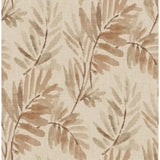 A-Street Prints Serenade Blush Ferns Wallpaper roll with watercolor leaf motif