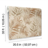 Serenade Blush by A-Street Prints Ferns Wallpaper – A-Street Prints 4177-27742