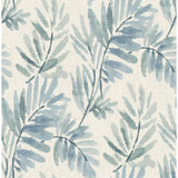 Serenade Blue Ferns Wallpaper by A-Street Prints