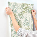 Serenade Sea Green by A-Street Prints Ferns Wallpaper – A-Street Prints 4177-27744