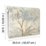Mistwood Blue Forest Wallpaper by A-Street Prints Unpasted Non Woven – A-Street Prints 4177-27749