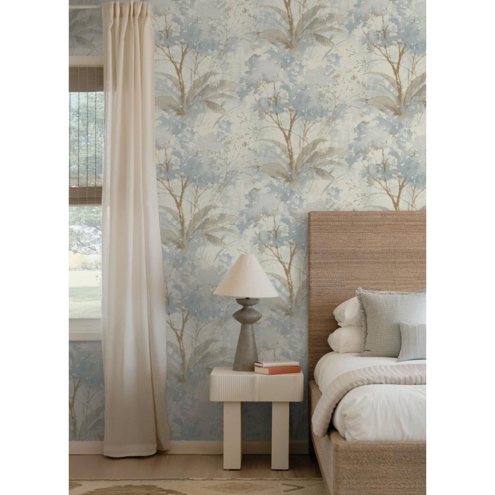 Mistwood Blue Forest Wallpaper by A-Street Prints Unpasted Non Woven – A-Street Prints 4177-27749
