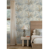 Mistwood Blue Forest Wallpaper by A-Street Prints Unpasted Non Woven – A-Street Prints 4177-27749