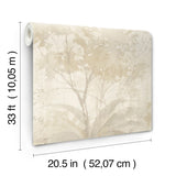 Mistwood Beige by A-Street Prints Forest Wallpaper – A-Street Prints 4177-27752