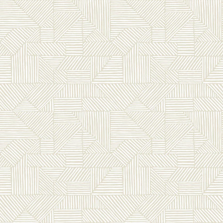 Crescendo Silver Block Geometric Wallpaper by A-Street Prints, 20.5 in x 33 ft roll