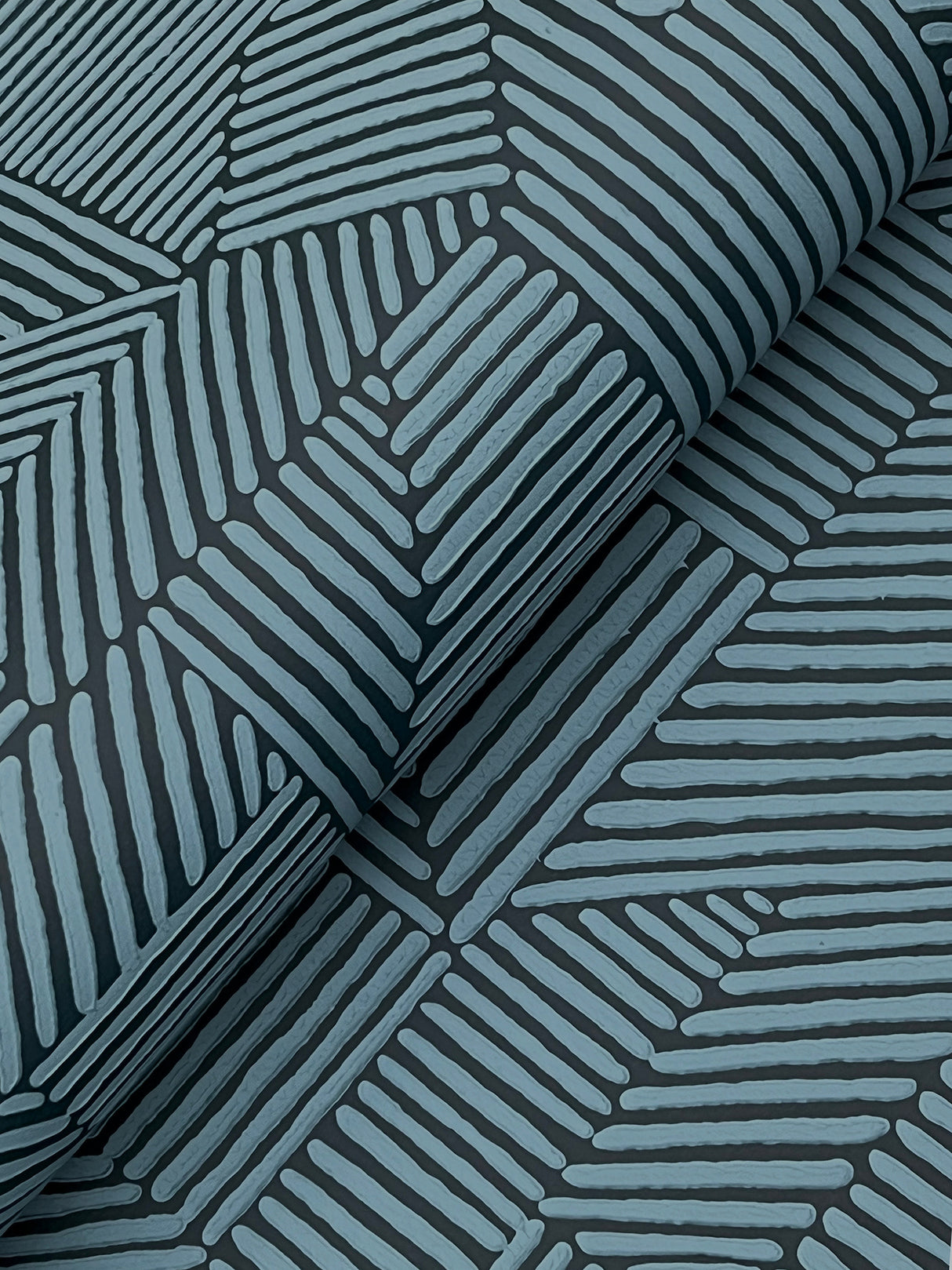 Crescendo Dark Blue by A-Street Prints Block Geometric Wallpaper- A-Street Prints 4177-83301
