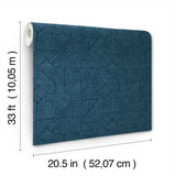 Crescendo Dark Blue by A-Street Prints Block Geometric Wallpaper- A-Street Prints 4177-83301