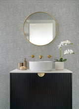 Crescendo Dark Grey by A-Street Prints Block Geometric Wallpaper- A-Street Prints 4177-83302
