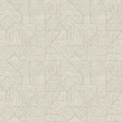 Crescendo Light Grey block geometric wallpaper by A‑Street Prints, roll and pattern detail