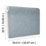 Crescendo Blue by A-Street Prints Block Geometric Wallpaper – A-Street Prints 4177-83304