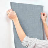Crescendo Blue by A-Street Prints Block Geometric Wallpaper – A-Street Prints 4177-83304