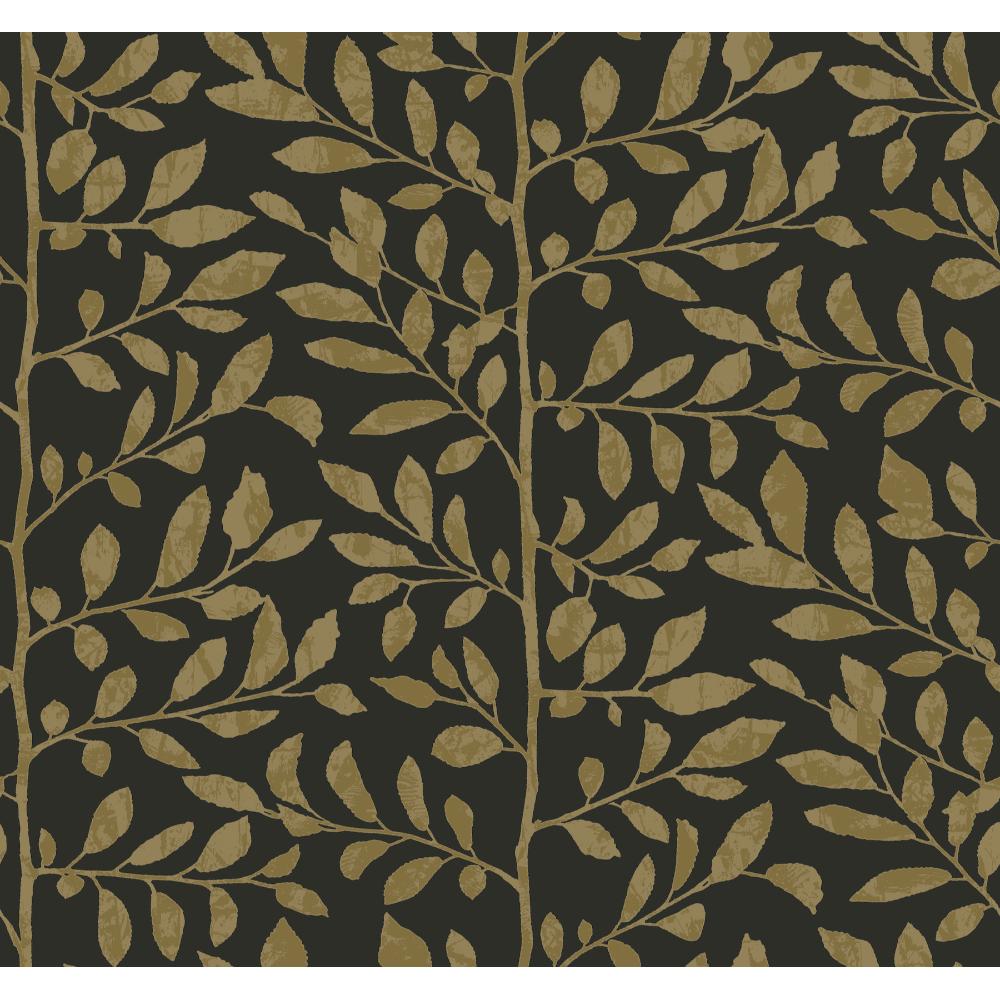 Sagecrest Black Sapling Wallpaper by A-Street Prints, 27 in x 27 ft roll