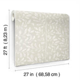 Sagecrest Light Grey by A-Street Prints Sapling Wallpaper- A-Street Prints 4177-83307