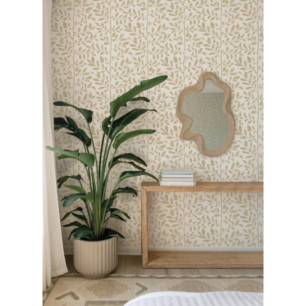 Sagecrest Platinum by A-Street Prints Botanical Sapling Wallpaper – A-Street Prints 4177-83308