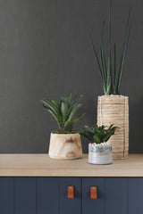 Chiseled Charcoal by Warner Abstract Wallpaper – Brewster Home Fashions 4178-4405
