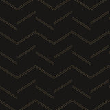 Aviator Black Abstract Chevron Wallpaper pattern in black with pale gold lines