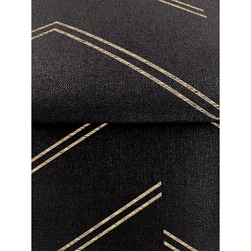 Aviator Black by Warner Abstract Chevron Wallpaper – Brewster Home Fashions 4178-4434